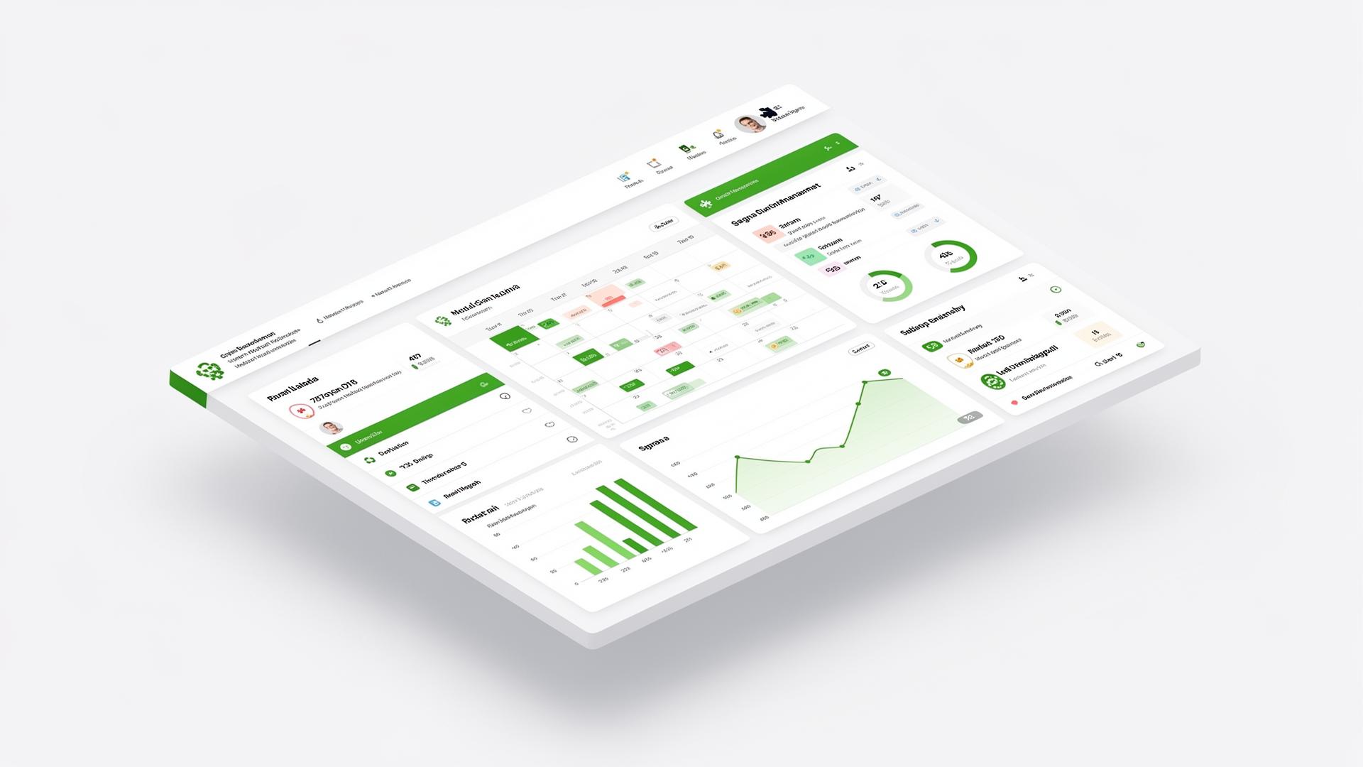 Dashboard do MinCLOUD Clínica